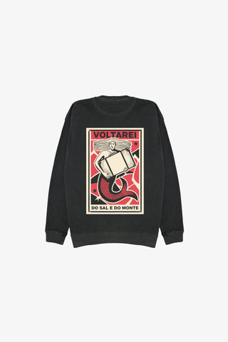 Sudadera Negra Voltarei Hard GZ