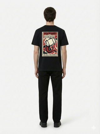 Camiseta Negra Voltarei Hard GZ