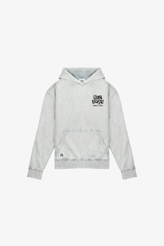 Hoodie Gris Lavado Voltarei Hard GZ