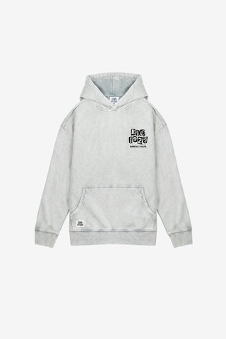 Hoodie Gris Lavado Voltarei Hard GZ
