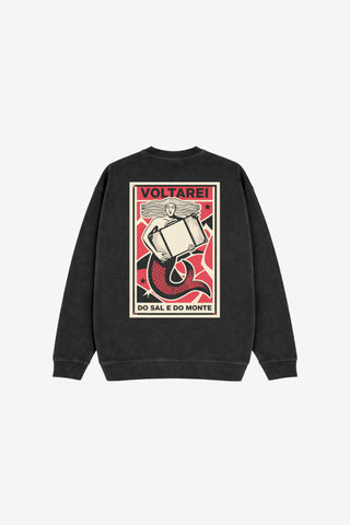 Sudadera Negra Voltarei Hard GZ